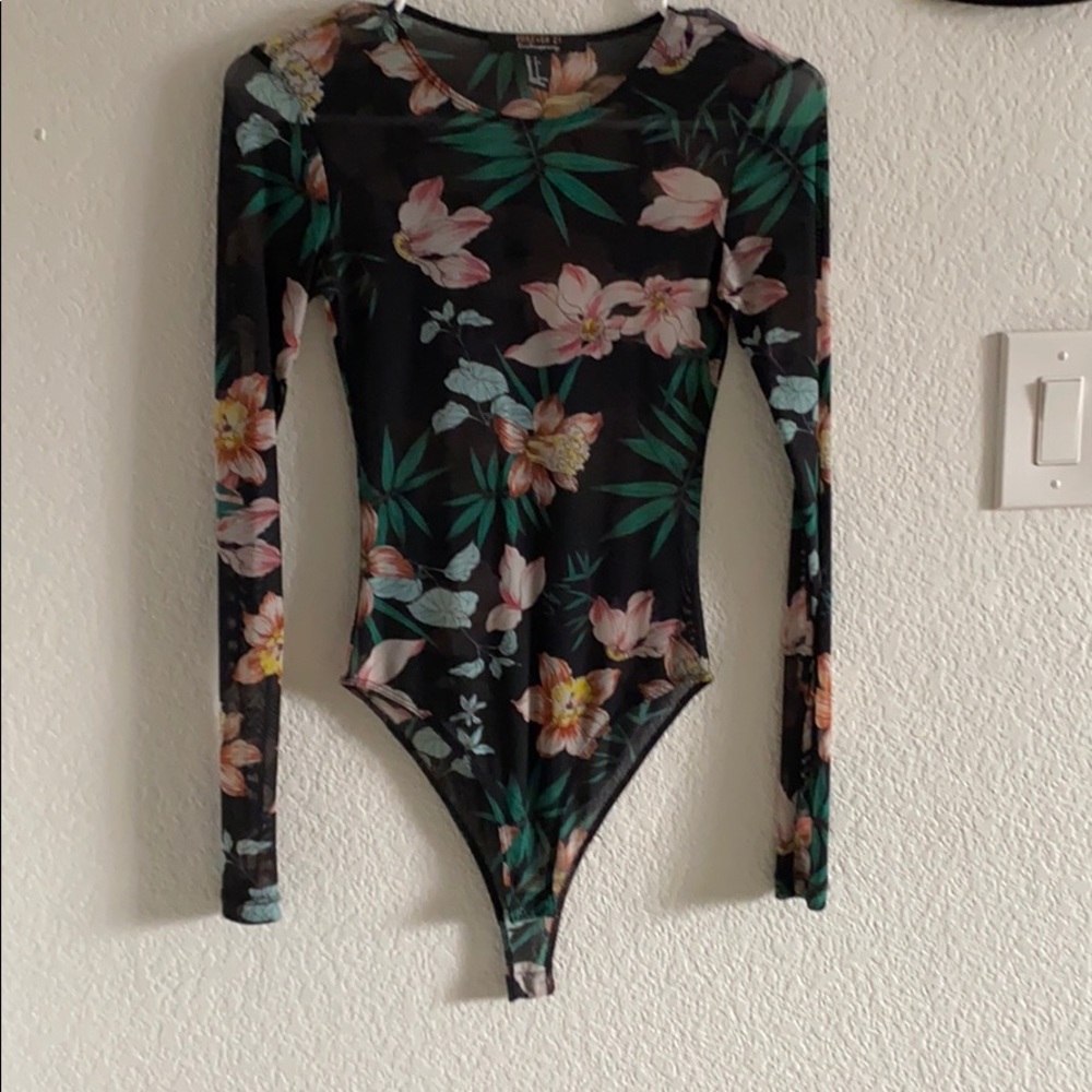 Forever 21 mesh bodysuit